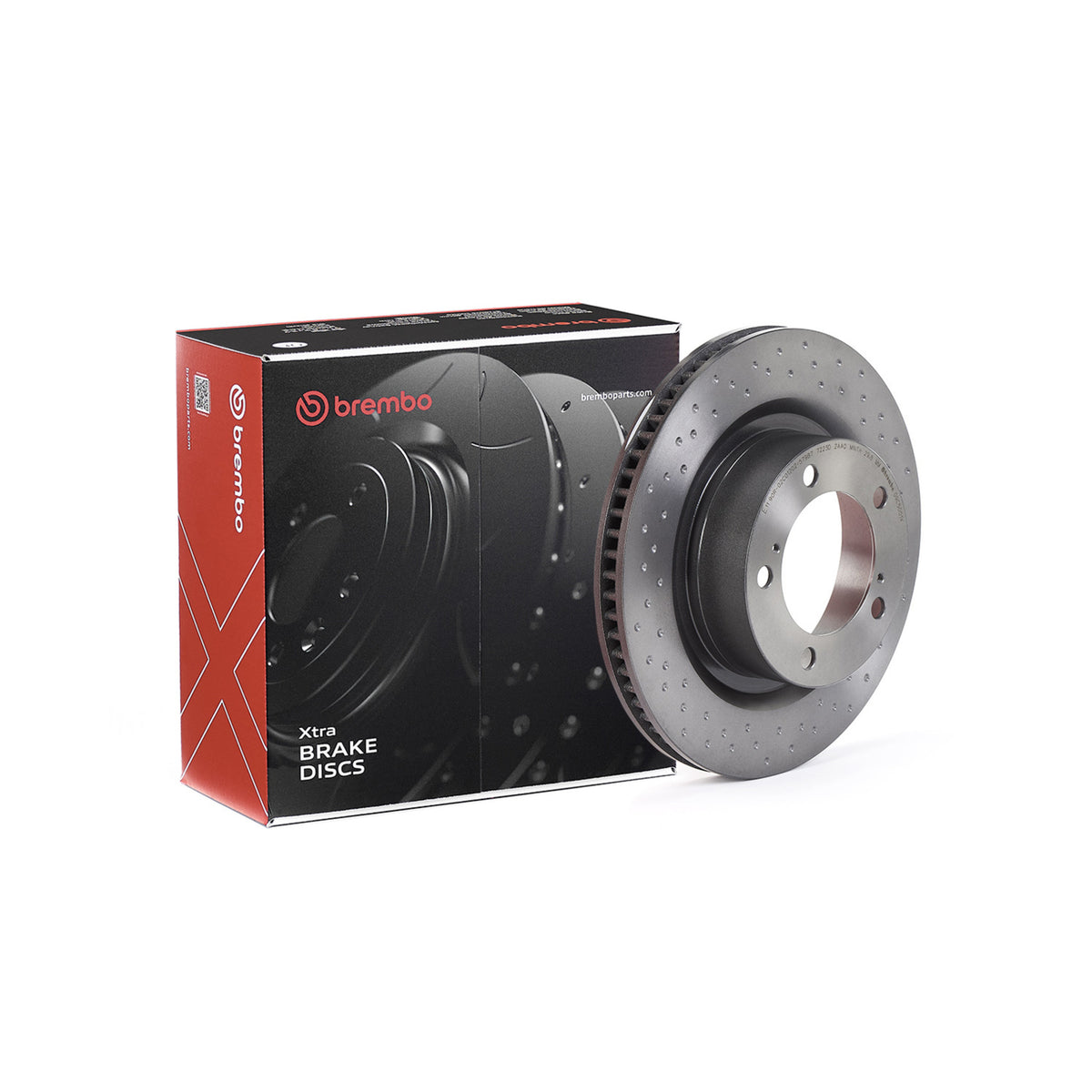 XTRA Drilled Front Disc Brake Rotor - 09.C500.1X