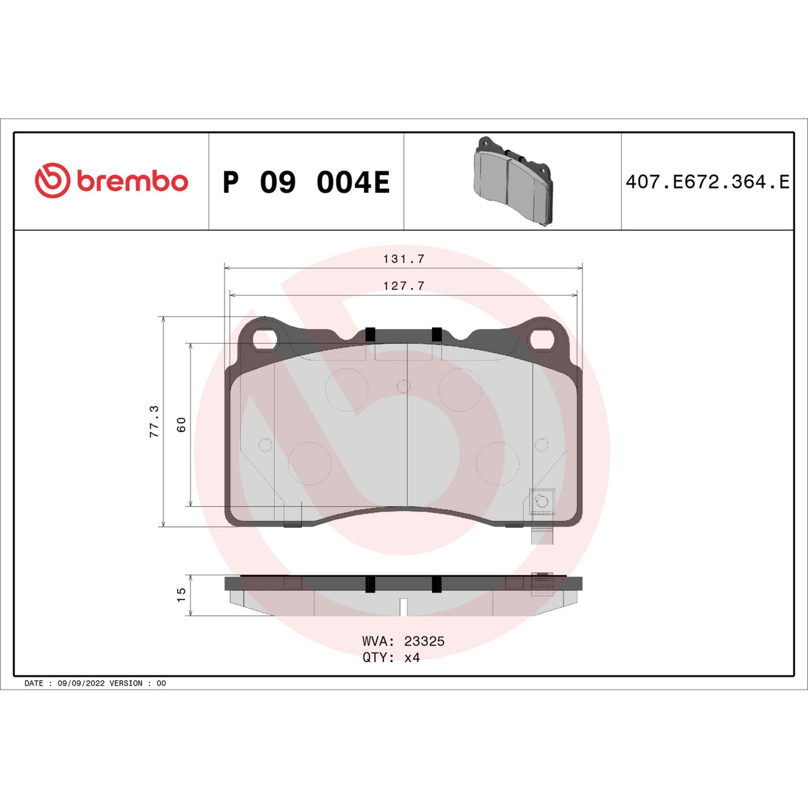 BEYOND EV Front Disc Brake Pad Set - P09004E_04