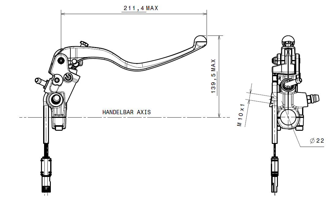 Master Cylinders Front brake cylinder - 910D54890_03