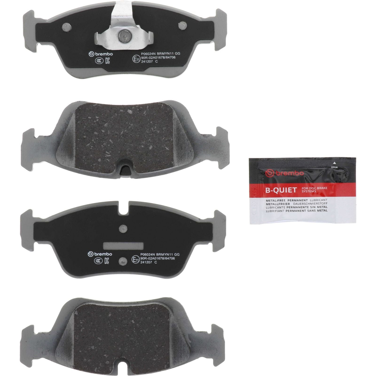 PRIME Ceramic Front Disc Brake Pad Set - P06024N_01