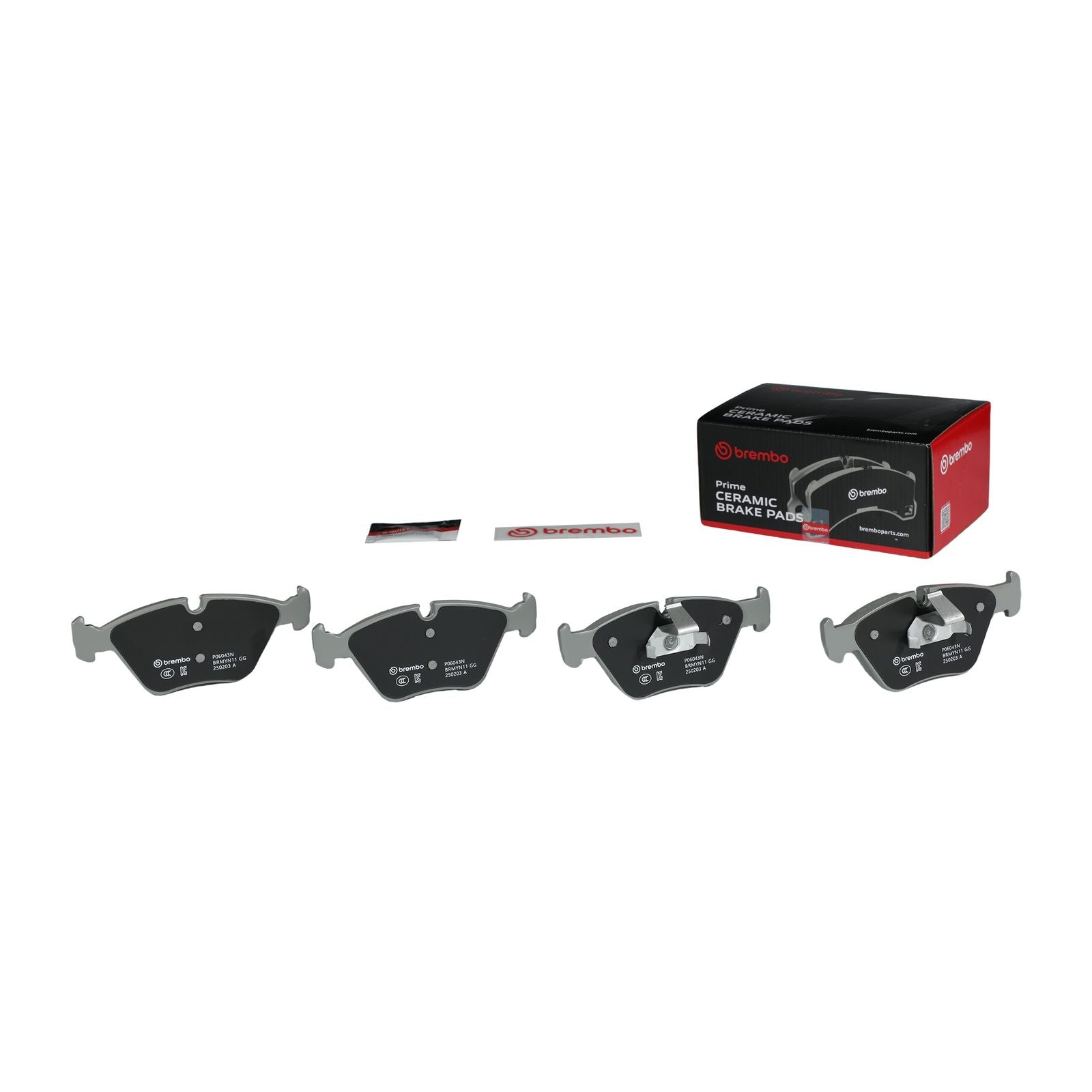 PRIME Ceramic Front Disc Brake Pad Set - P06043N_02
