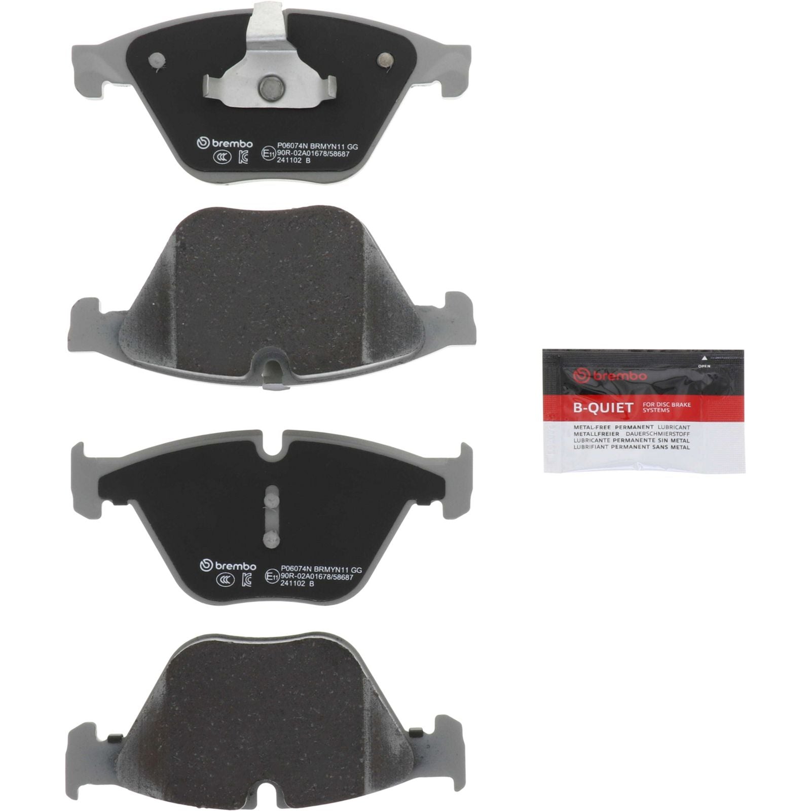 PRIME Ceramic Front Disc Brake Pad Set - P06074N_02