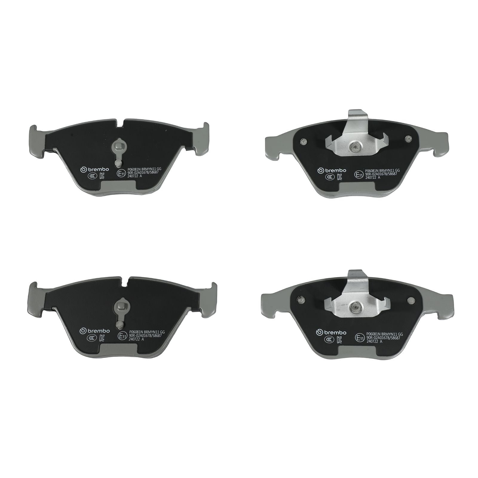 PRIME Ceramic Front Disc Brake Pad Set - P06081N_01