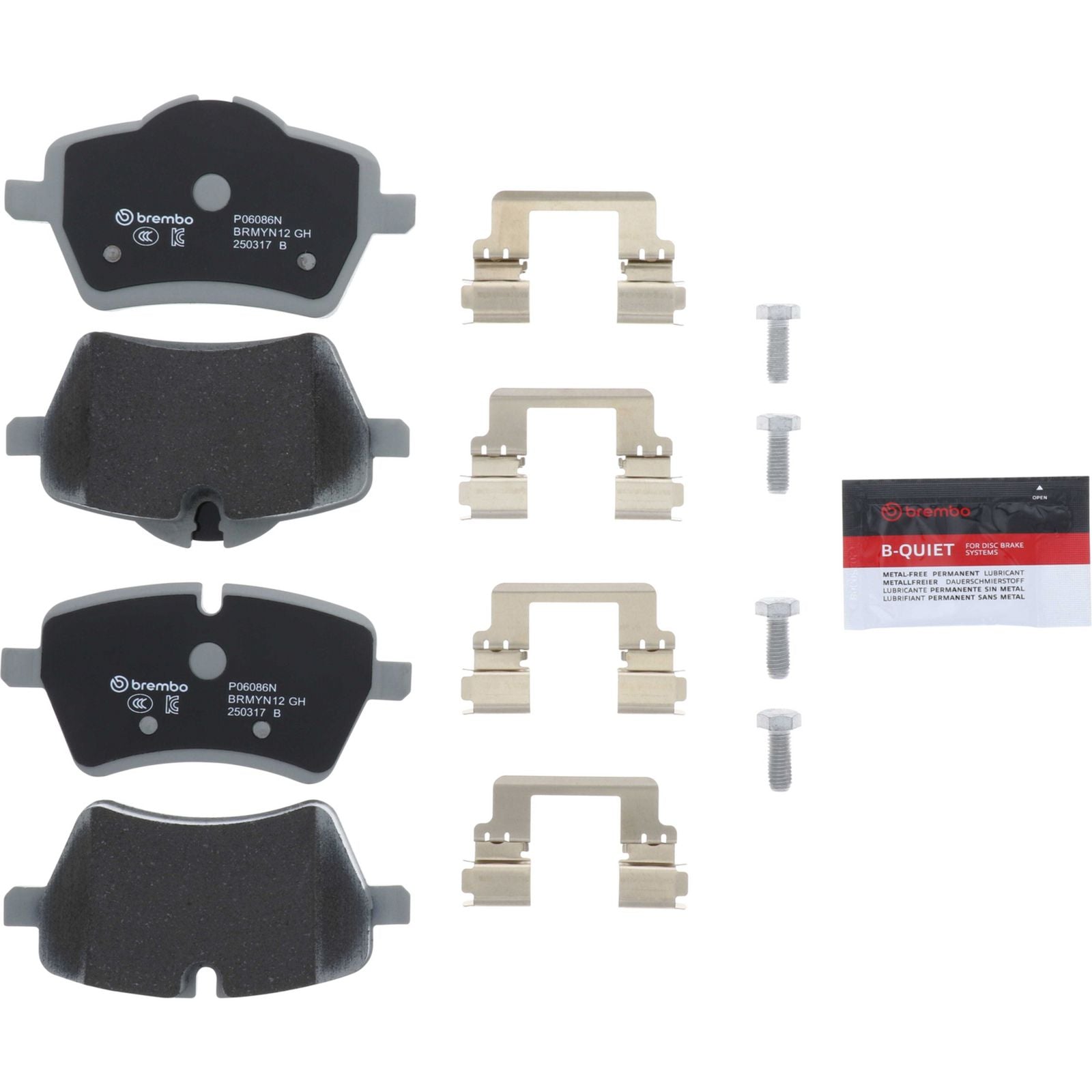 PRIME Ceramic Front Disc Brake Pad Set - P06086N_01