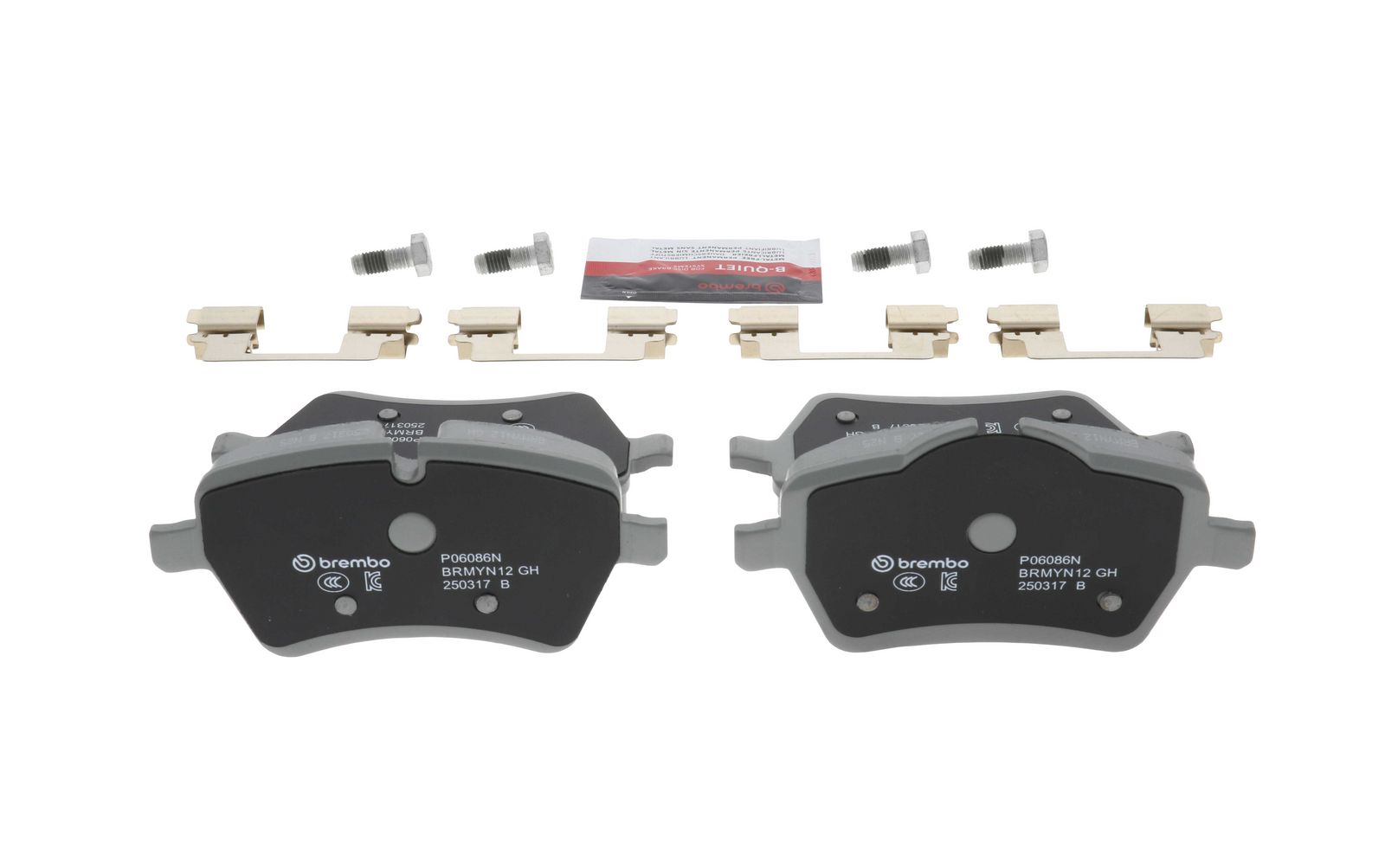PRIME Ceramic Front Disc Brake Pad Set - P06086N_15
