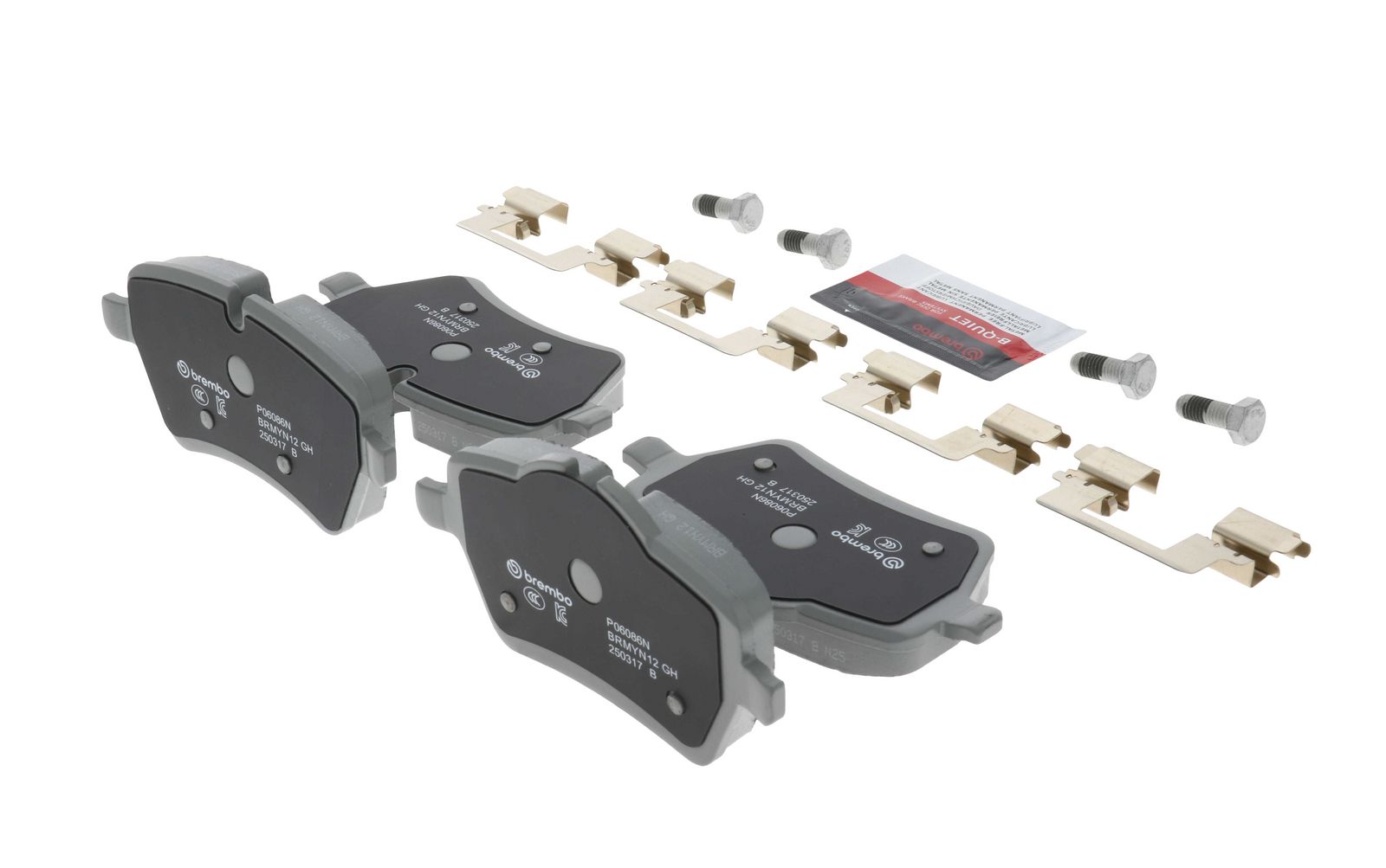 PRIME Ceramic Front Disc Brake Pad Set - P06086N_18