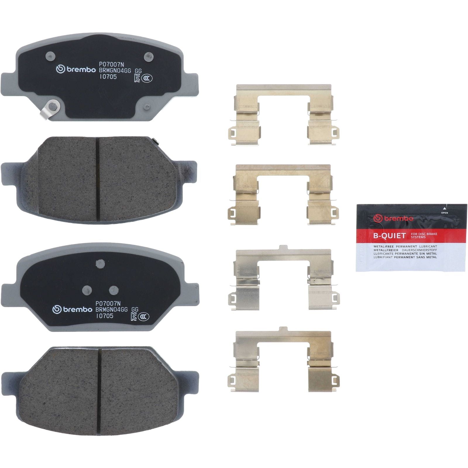 PRIME Ceramic Front Disc Brake Pad Set - P07007N_01
