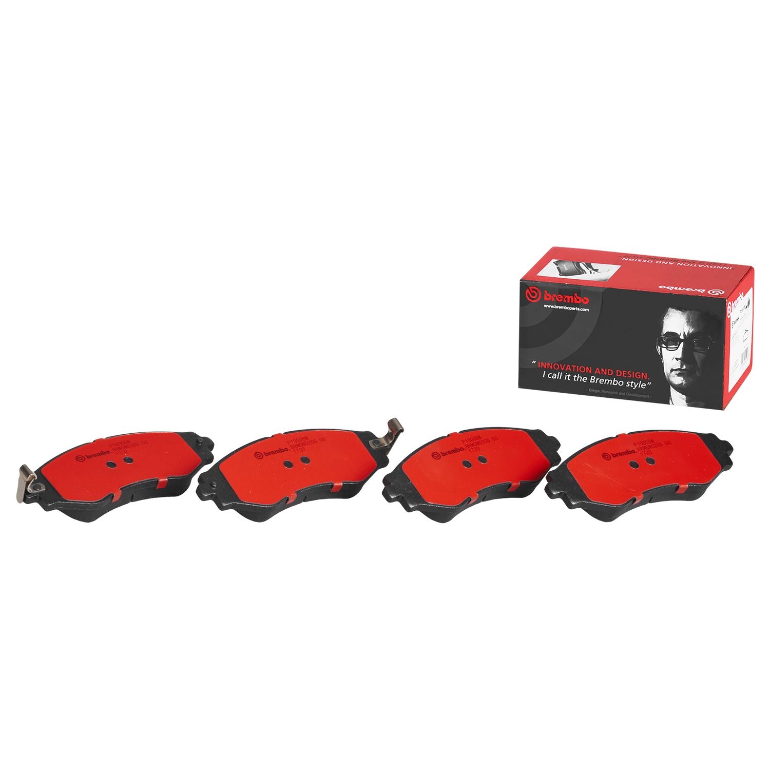 PRIME Ceramic Front Disc Brake Pad Set - P10007N_01