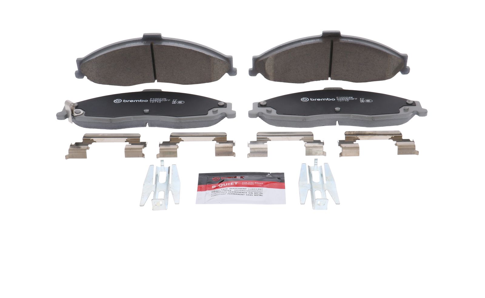 PRIME Ceramic Front Disc Brake Pad Set - P10024N_02