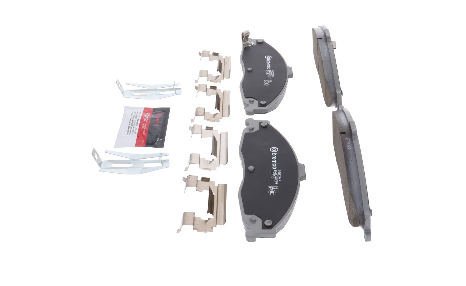 PRIME Ceramic Front Disc Brake Pad Set - P10024N_08