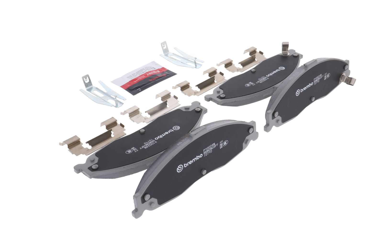 PRIME Ceramic Front Disc Brake Pad Set - P10024N_11