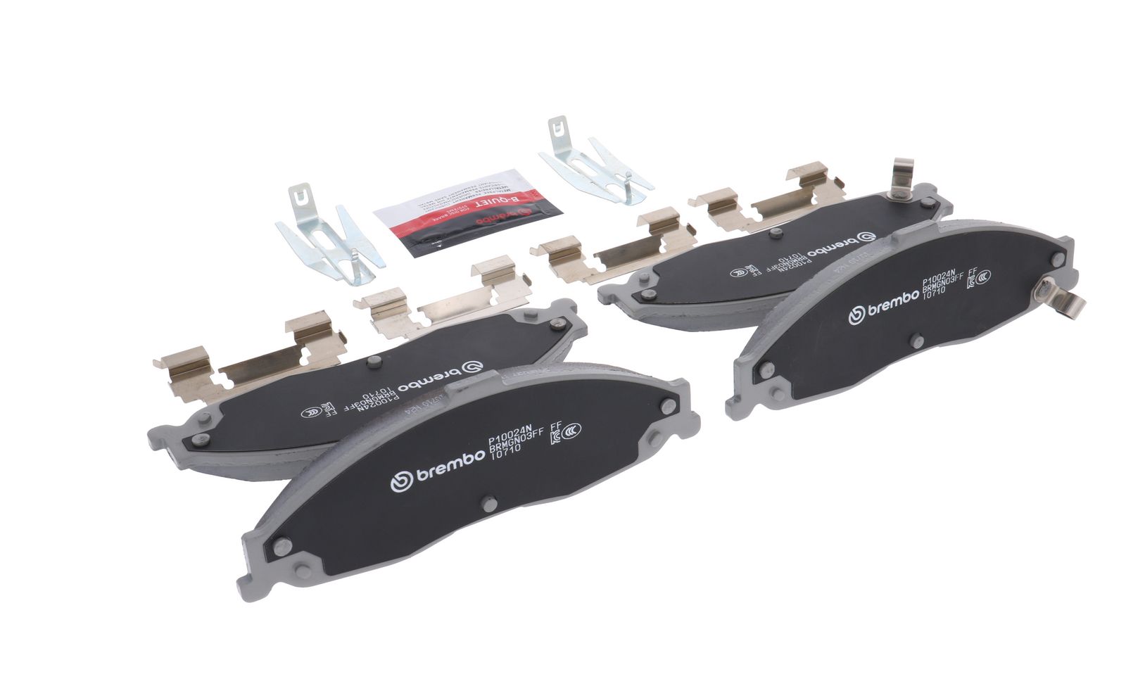 PRIME Ceramic Front Disc Brake Pad Set - P10024N_12