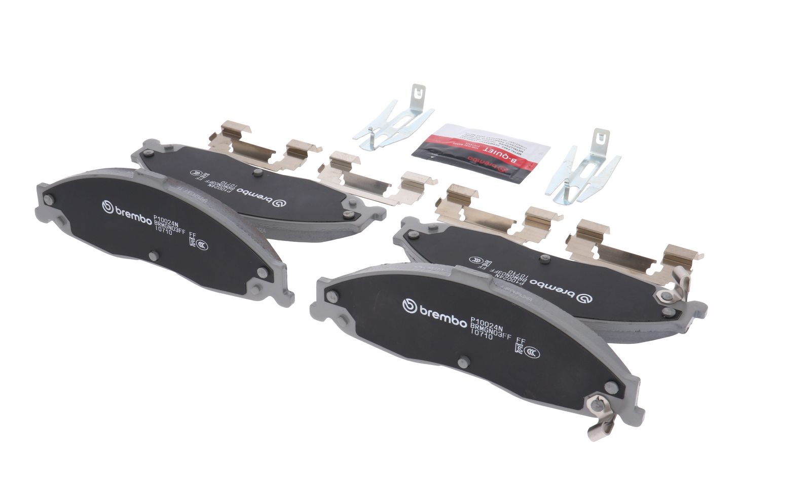 PRIME Ceramic Front Disc Brake Pad Set - P10024N_16