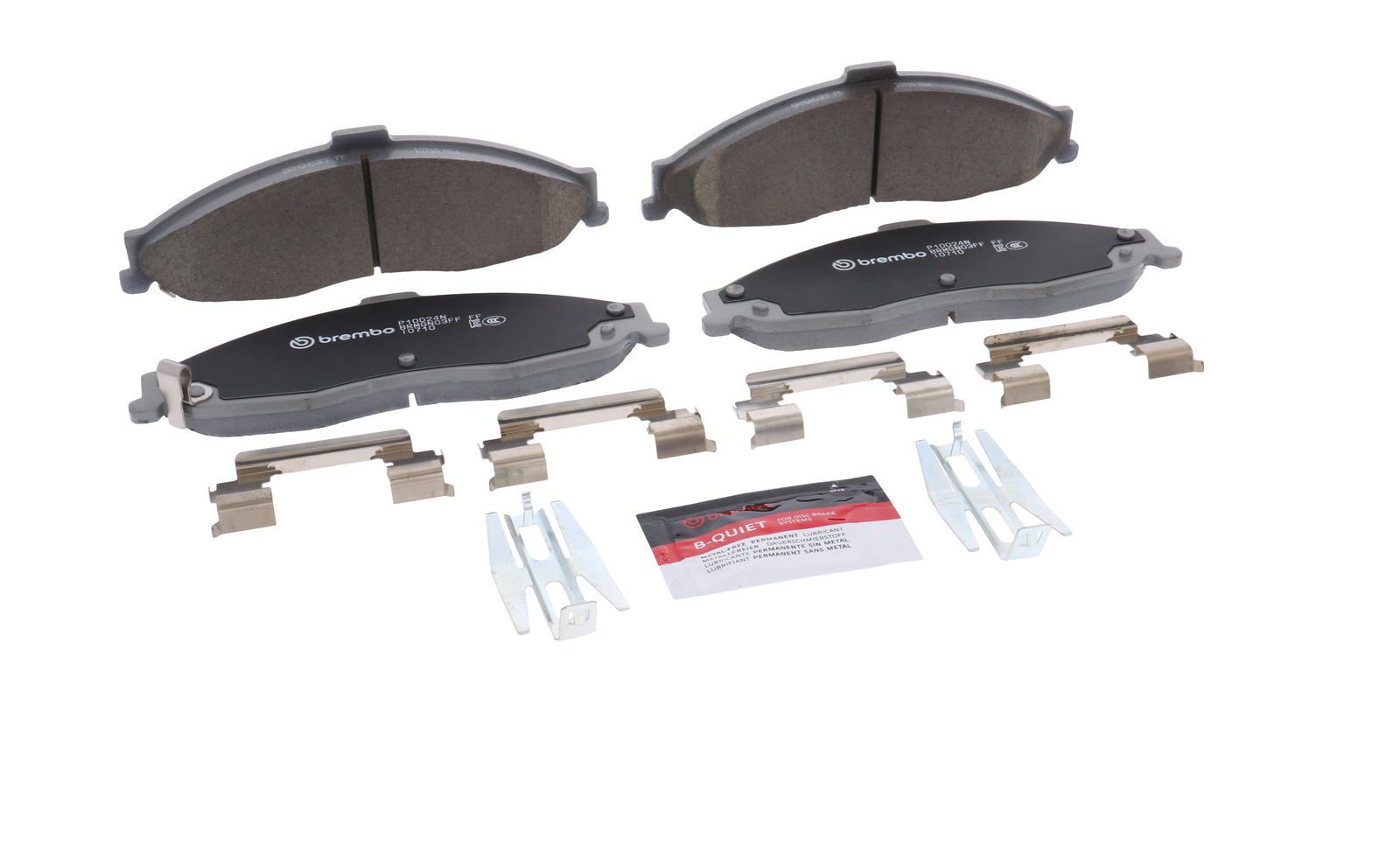 PRIME Ceramic Front Disc Brake Pad Set - P10024N_25