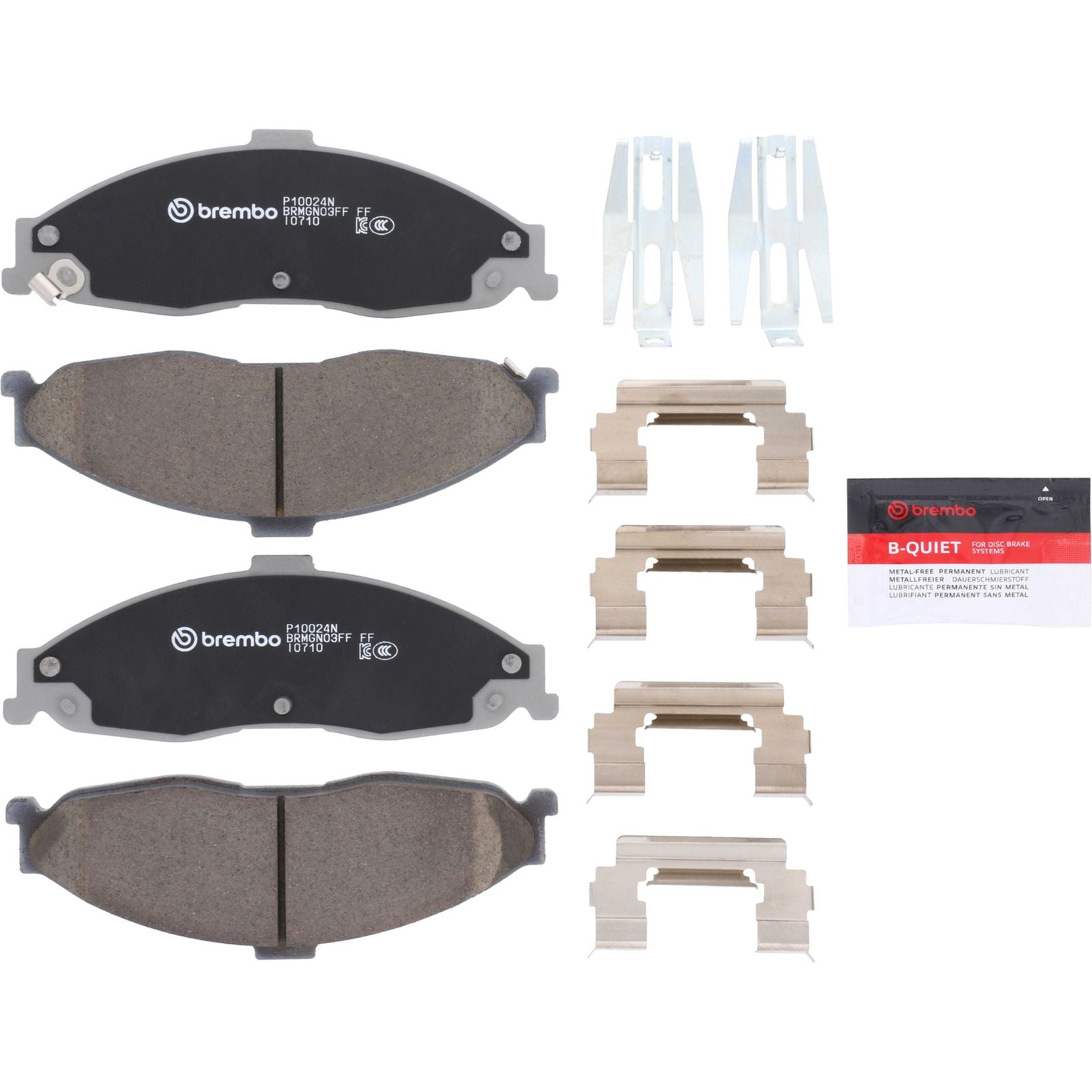 PRIME Ceramic Front Disc Brake Pad Set - P10024N_26