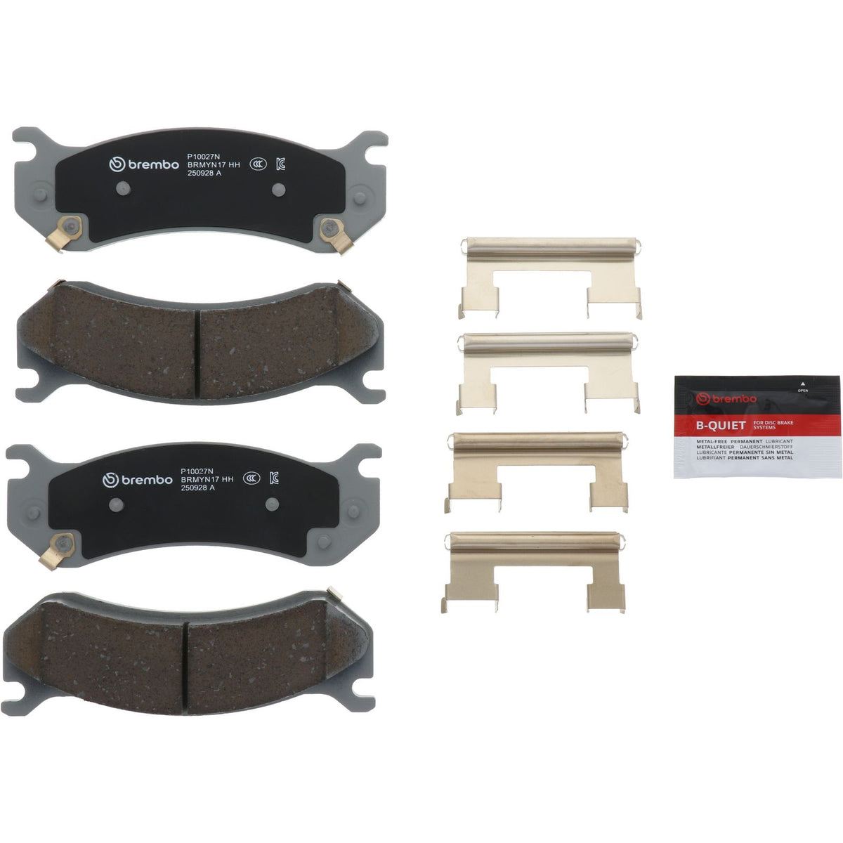 PRIME Ceramic Front Disc Brake Pad Set - P10027N_03