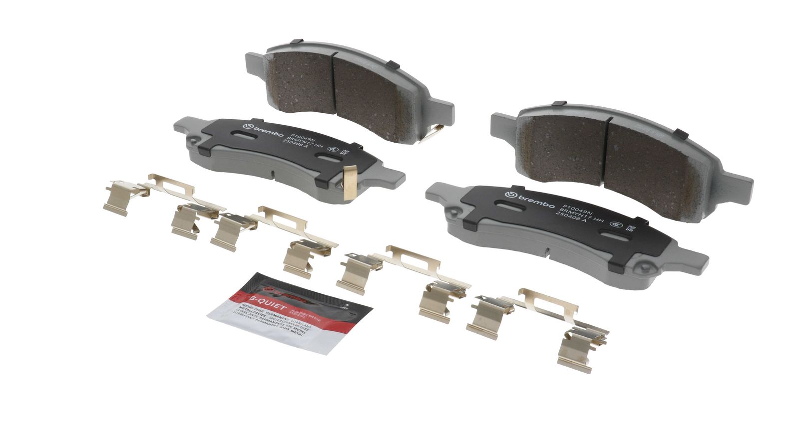 PRIME Ceramic Front Disc Brake Pad Set - P10049N_04