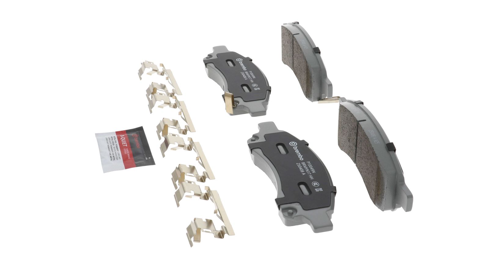 PRIME Ceramic Front Disc Brake Pad Set - P10049N_07