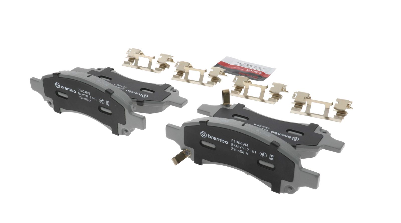 PRIME Ceramic Front Disc Brake Pad Set - P10049N_16