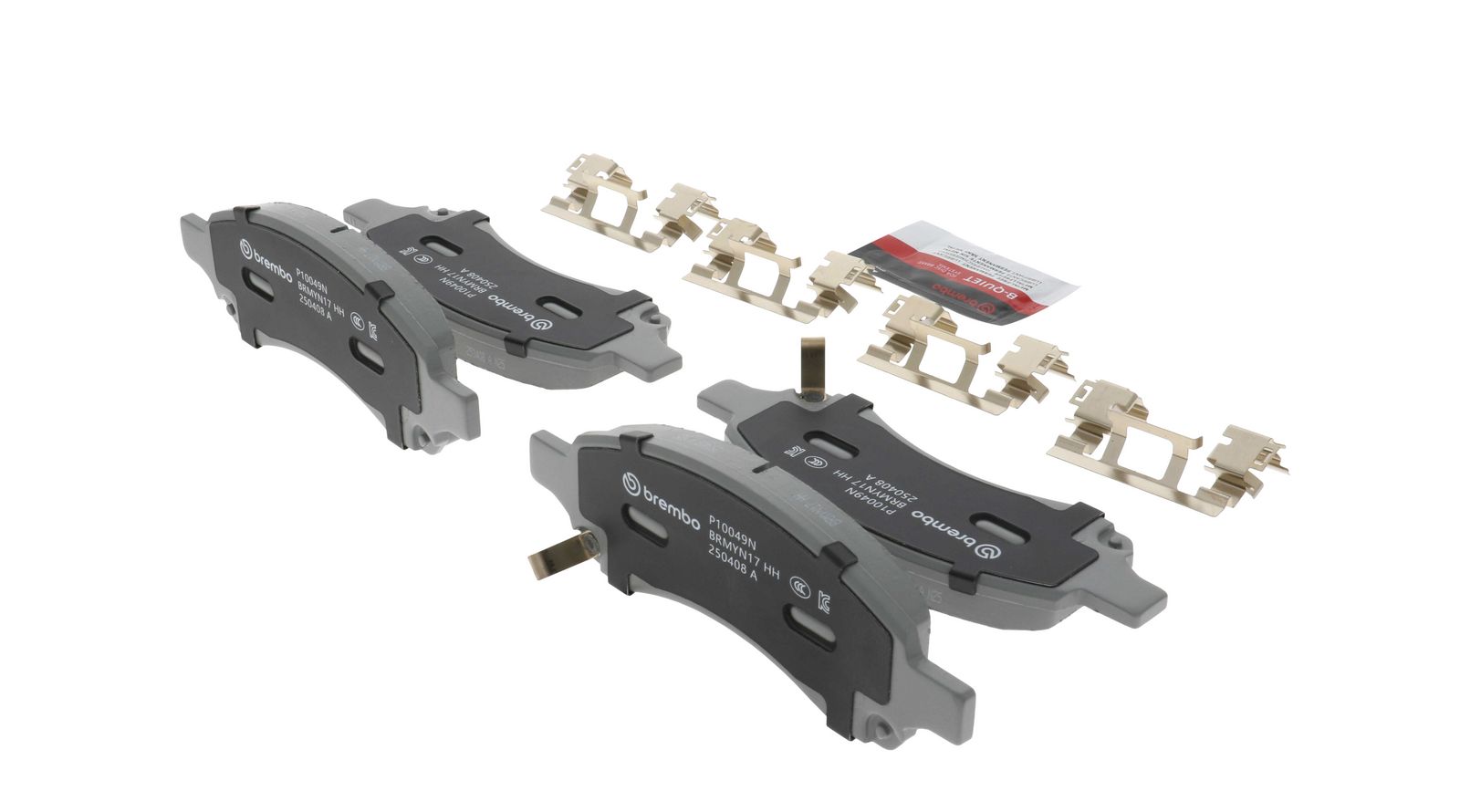 PRIME Ceramic Front Disc Brake Pad Set - P10049N_17