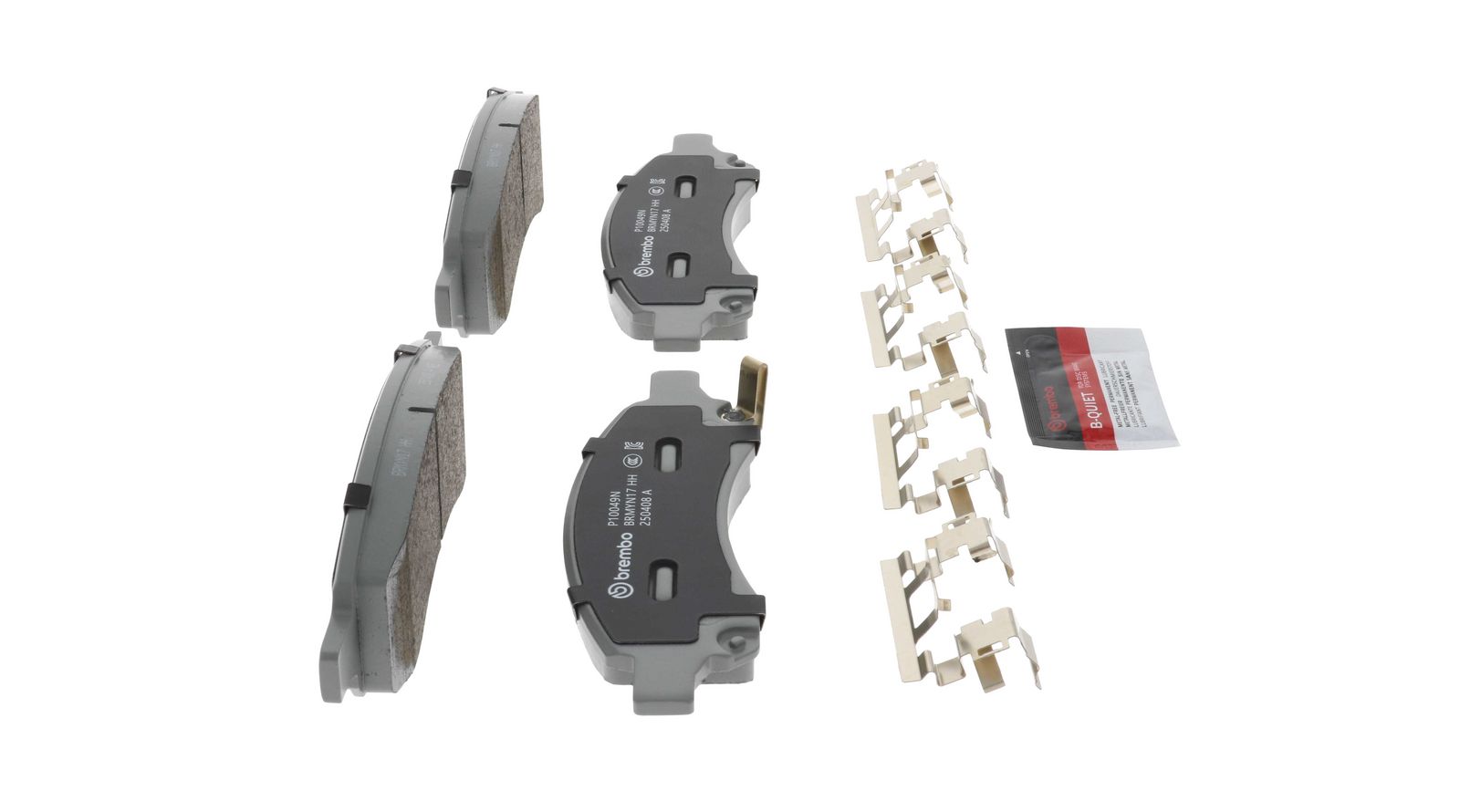 PRIME Ceramic Front Disc Brake Pad Set - P10049N_20