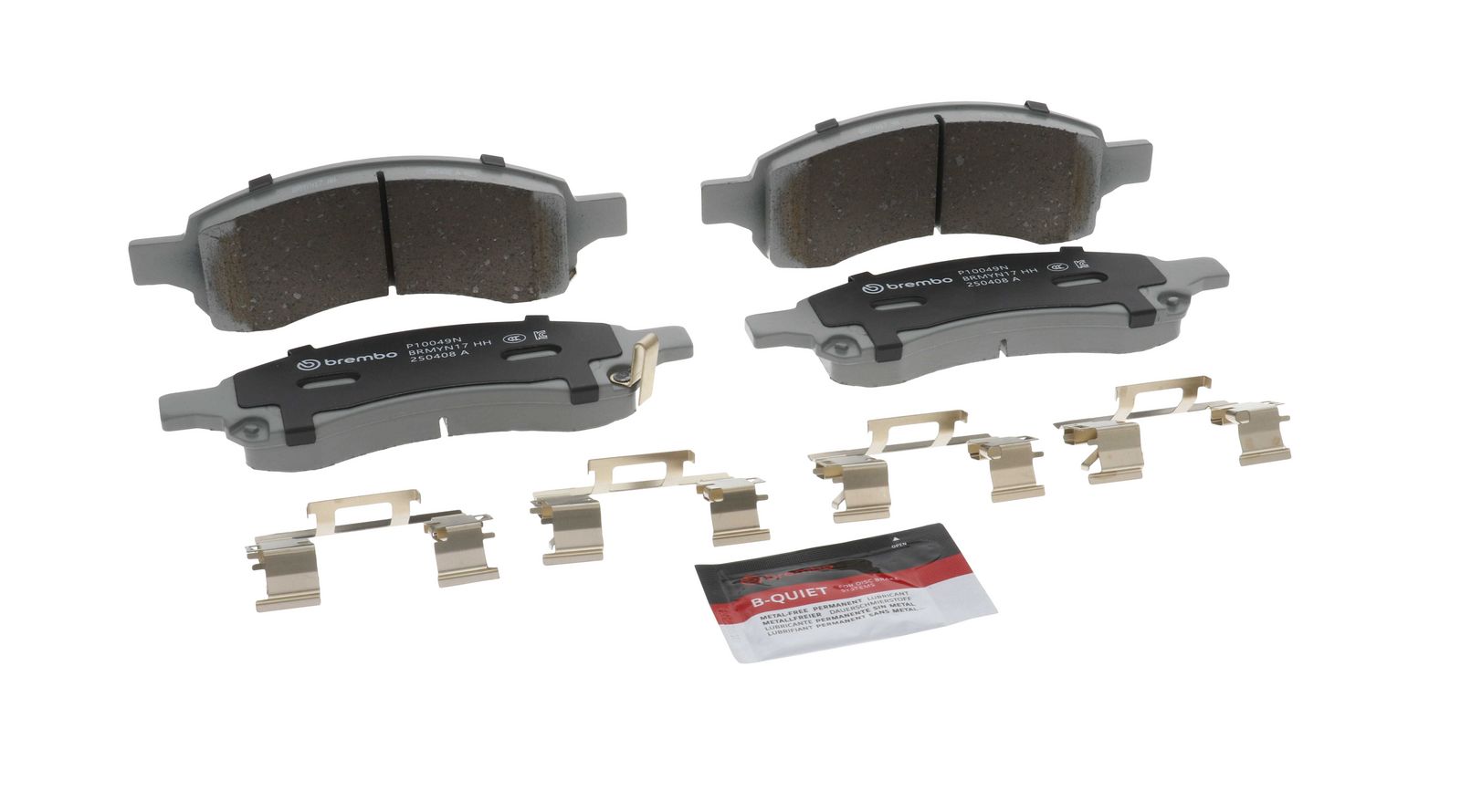 PRIME Ceramic Front Disc Brake Pad Set - P10049N_25