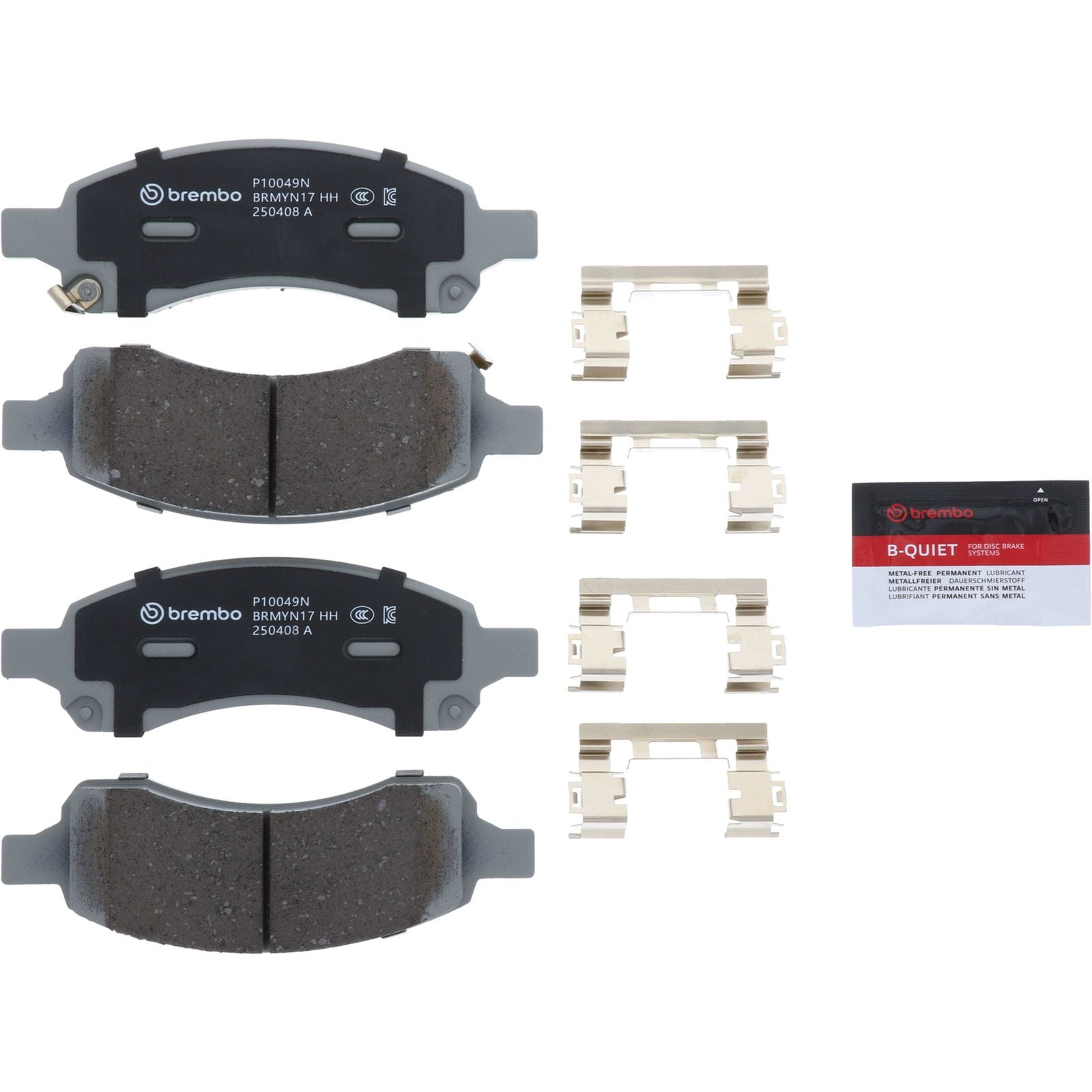 PRIME Ceramic Front Disc Brake Pad Set - P10049N_26
