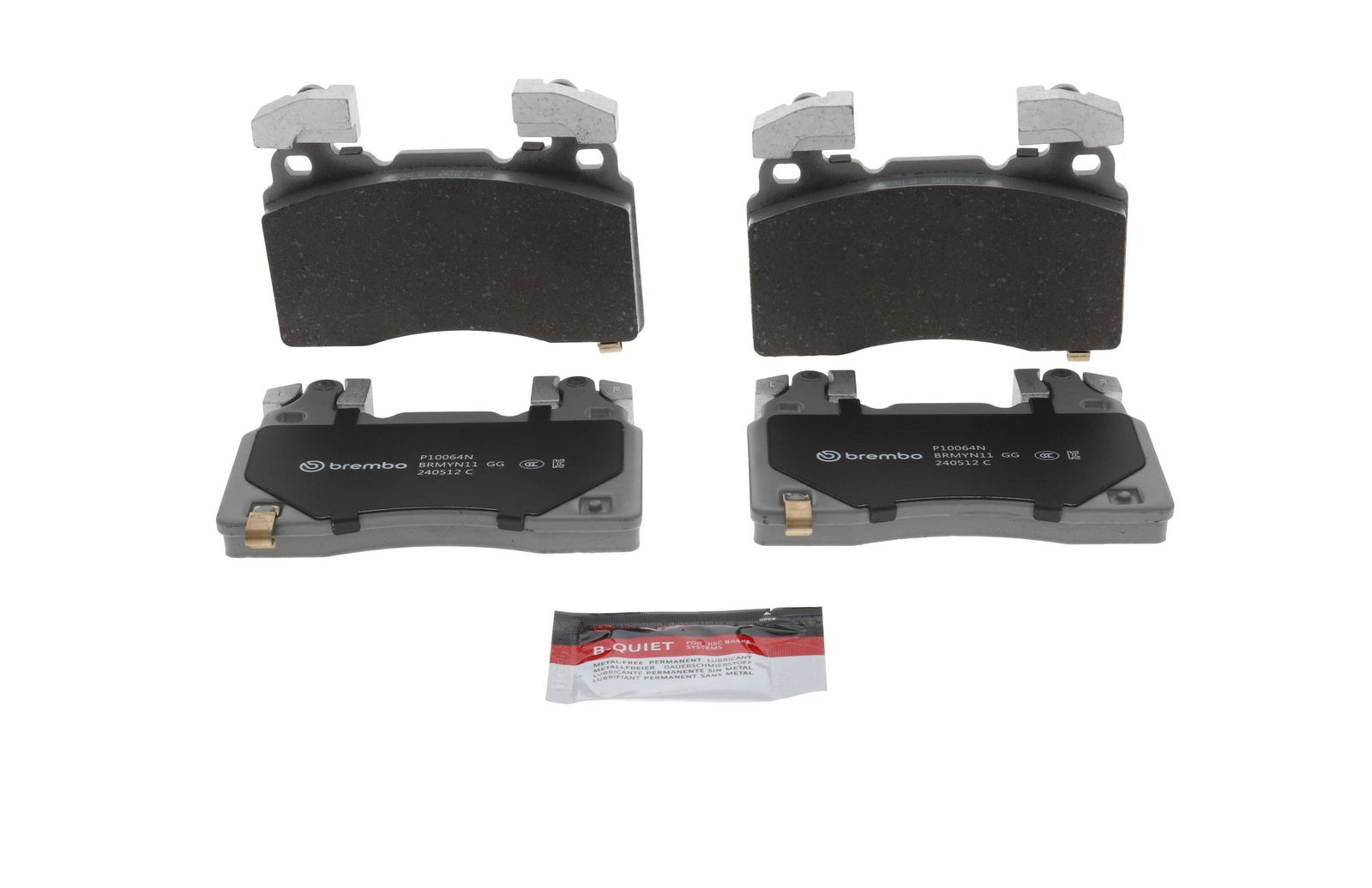 PRIME Ceramic Front Disc Brake Pad Set - P10064N_03