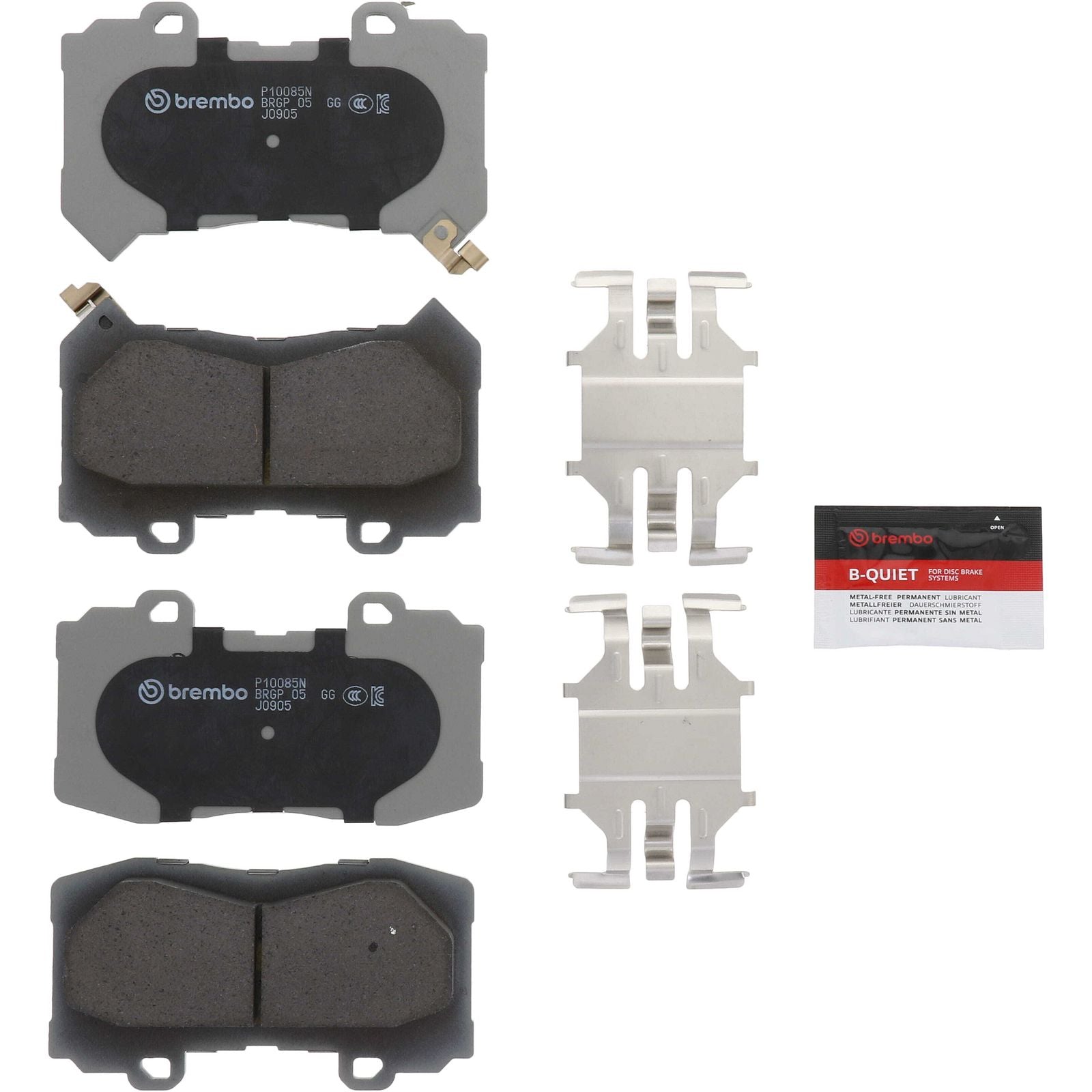 PRIME Ceramic Front Disc Brake Pad Set - P10085N_01