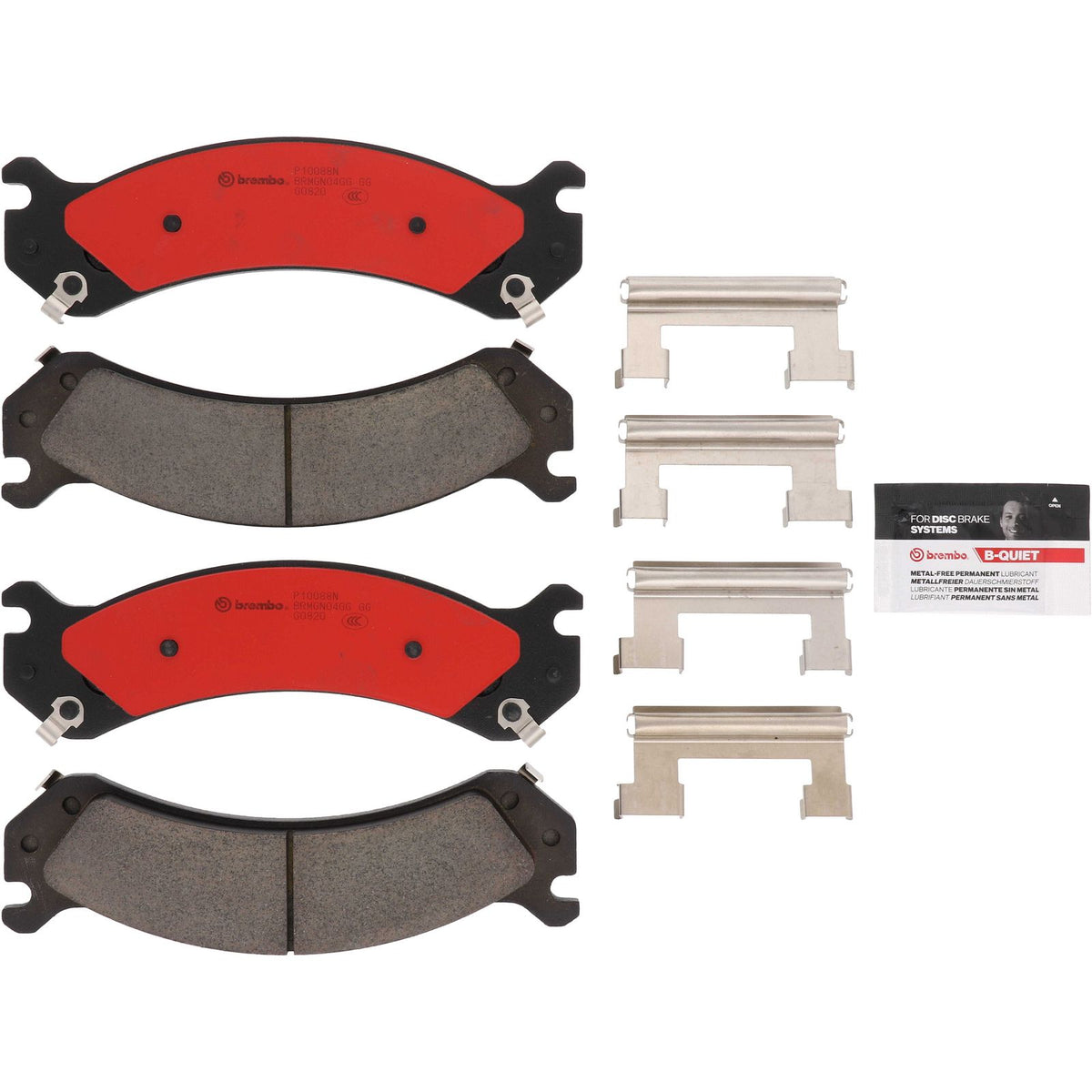 PRIME Ceramic Front Disc Brake Pad Set - P10088N_02