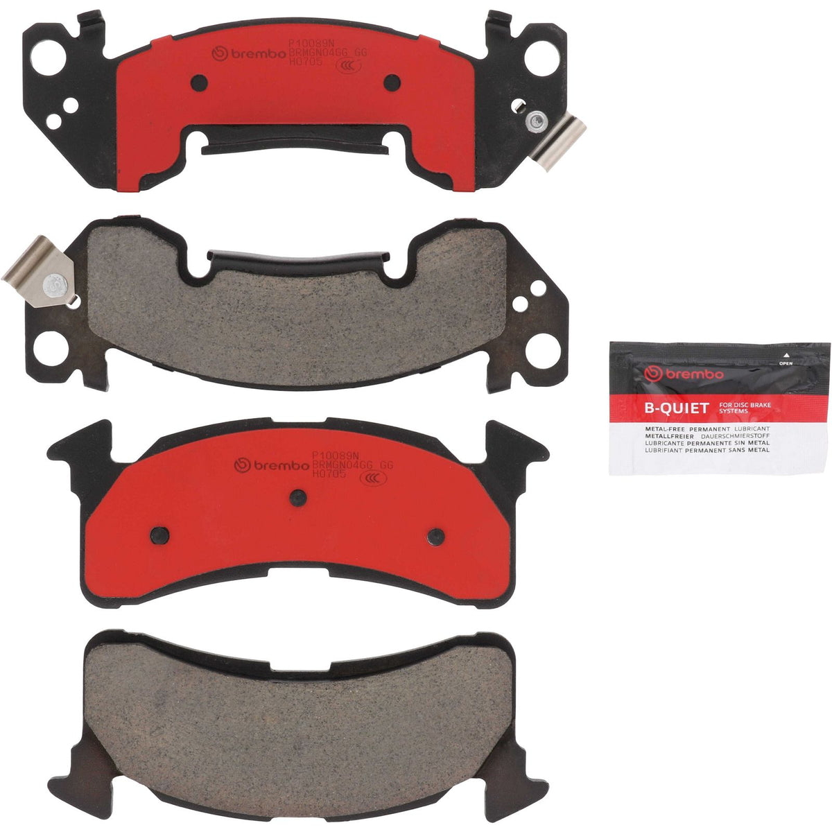 PRIME Ceramic Front Disc Brake Pad Set - P10089N_02