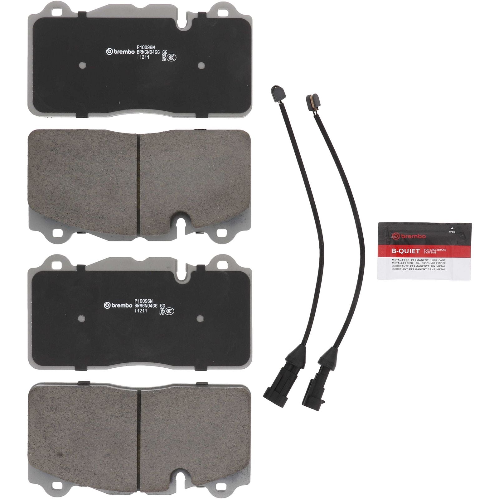 PRIME Ceramic Front Disc Brake Pad Set - P10096N_02