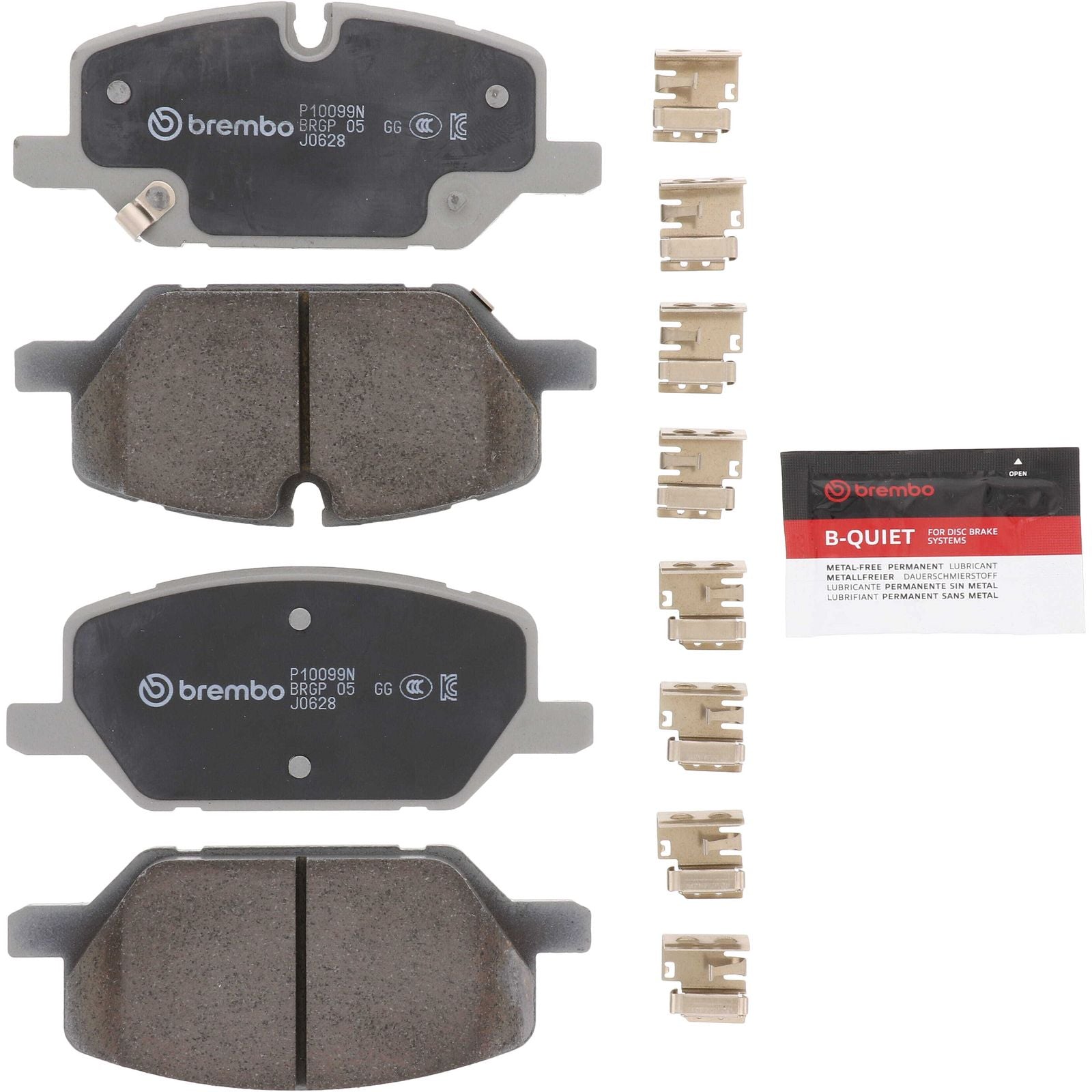 PRIME Ceramic Front Disc Brake Pad Set - P10099N_01