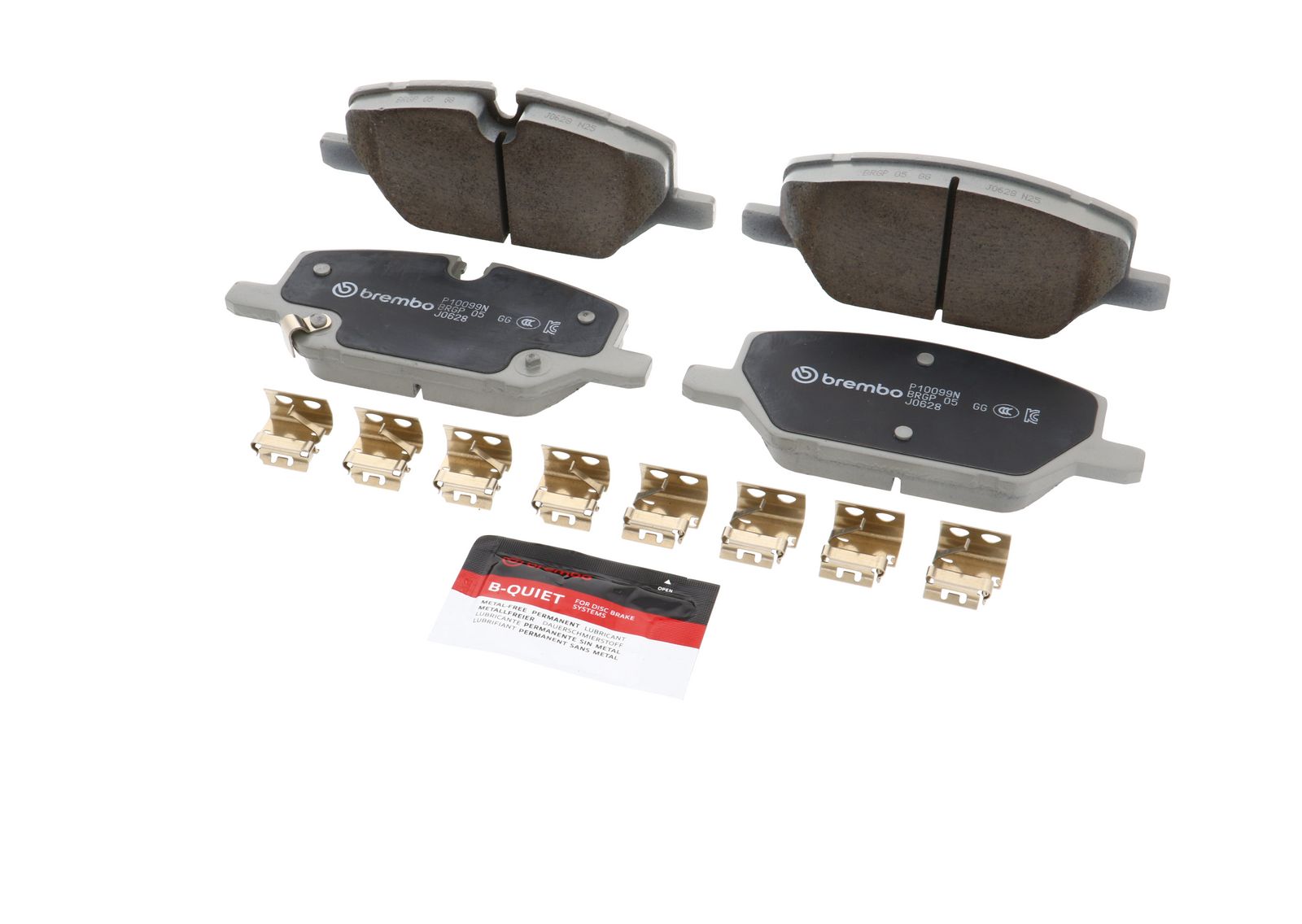 PRIME Ceramic Front Disc Brake Pad Set - P10099N_04