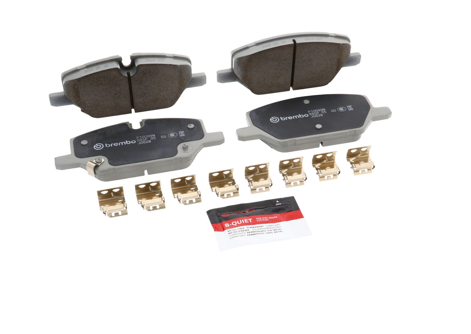 PRIME Ceramic Front Disc Brake Pad Set - P10099N_26