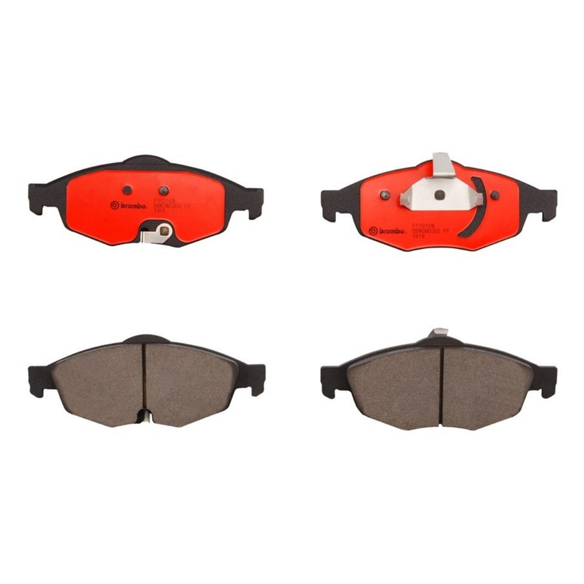 PRIME Ceramic Front Disc Brake Pad Set - P11016N_01