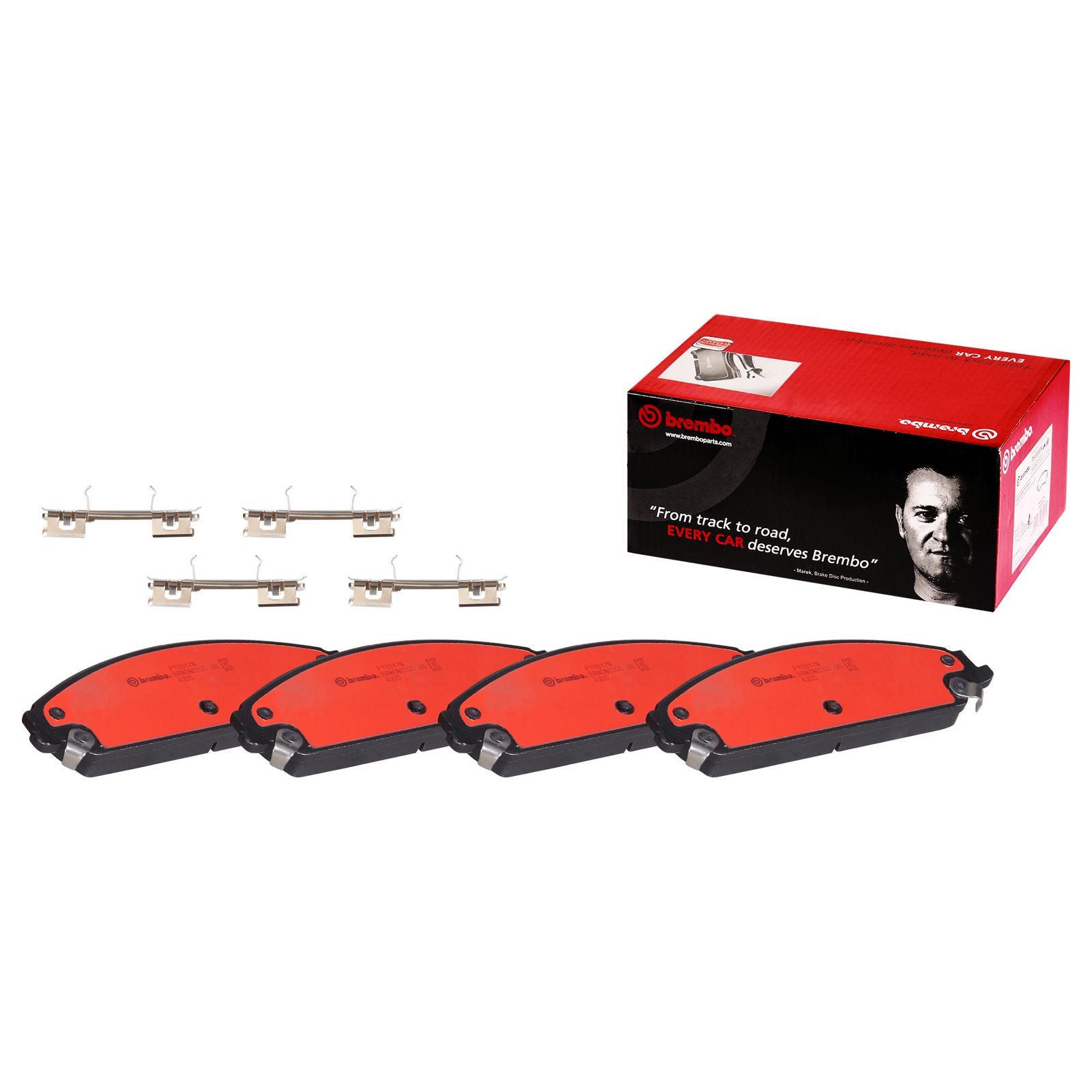 PRIME Ceramic Front Disc Brake Pad Set - P11017N_01