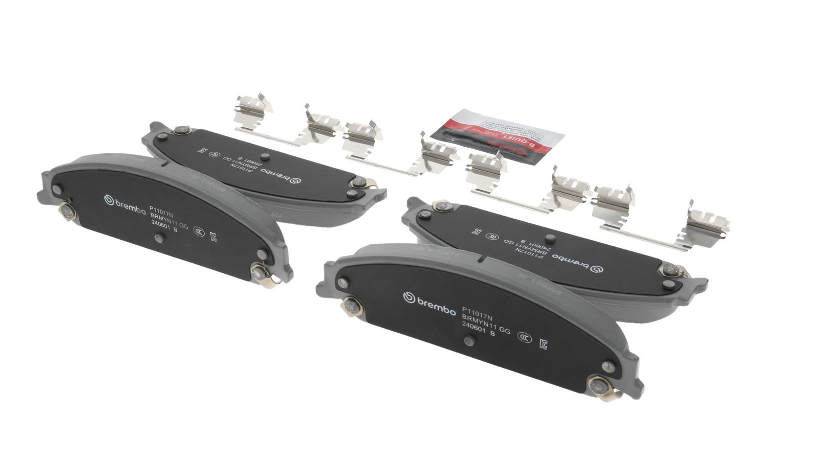 PRIME Ceramic Front Disc Brake Pad Set - P11017N_17