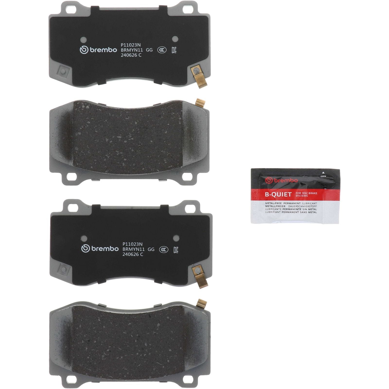 PRIME Ceramic Front Disc Brake Pad Set - P11023N_01