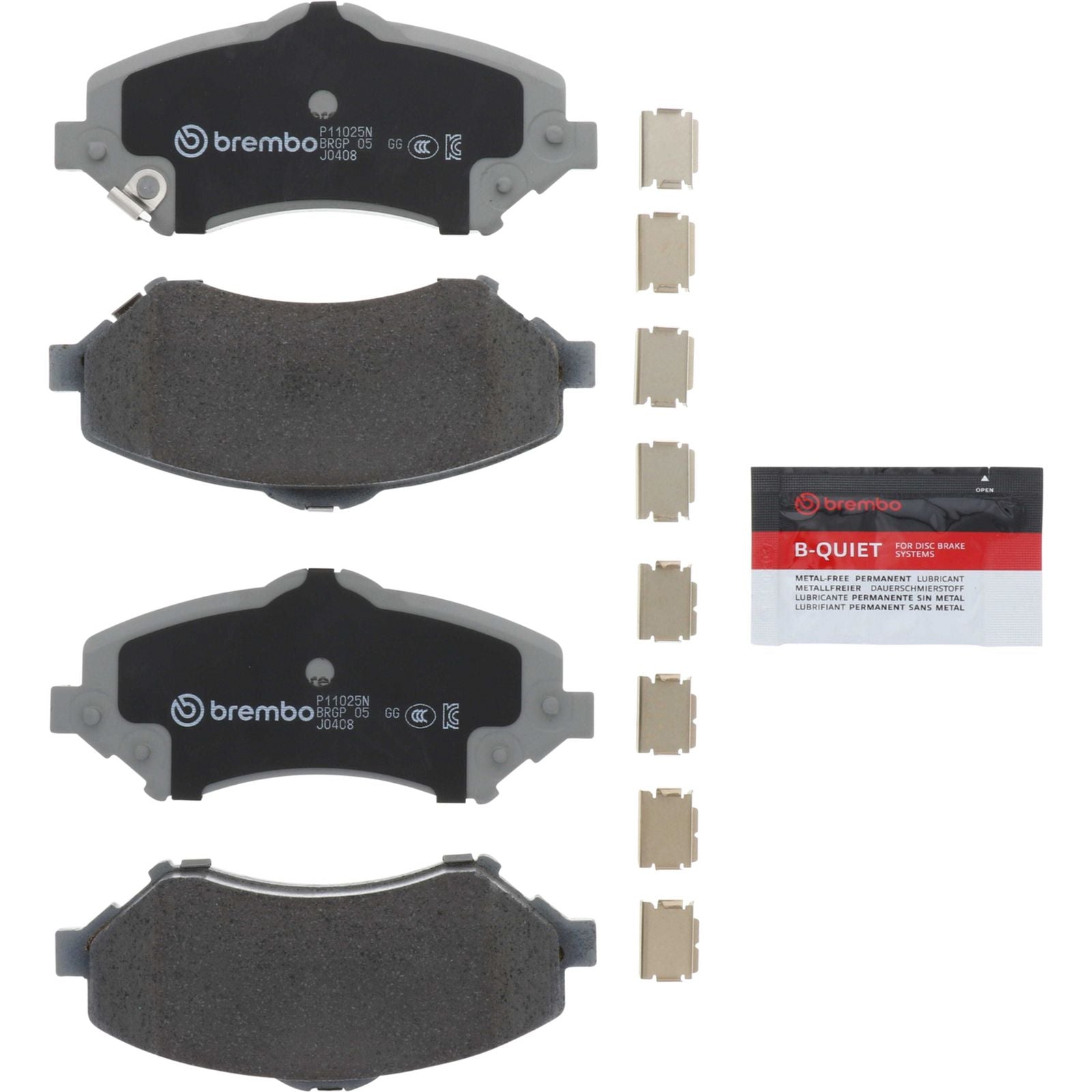PRIME Ceramic Front Disc Brake Pad Set - P11025N_01