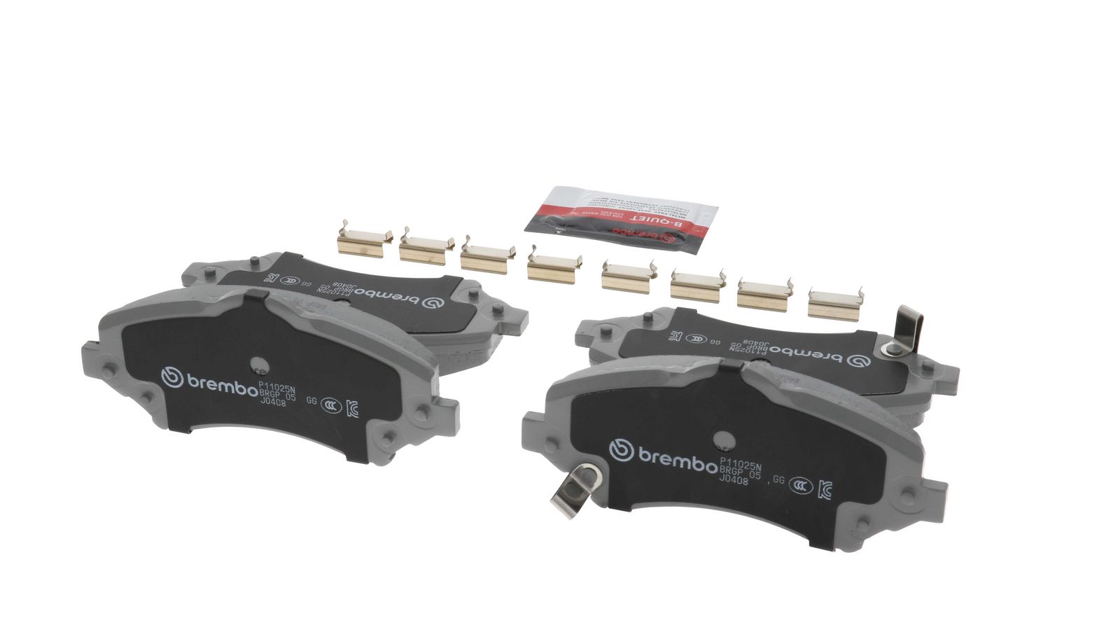 PRIME Ceramic Front Disc Brake Pad Set - P11025N_16