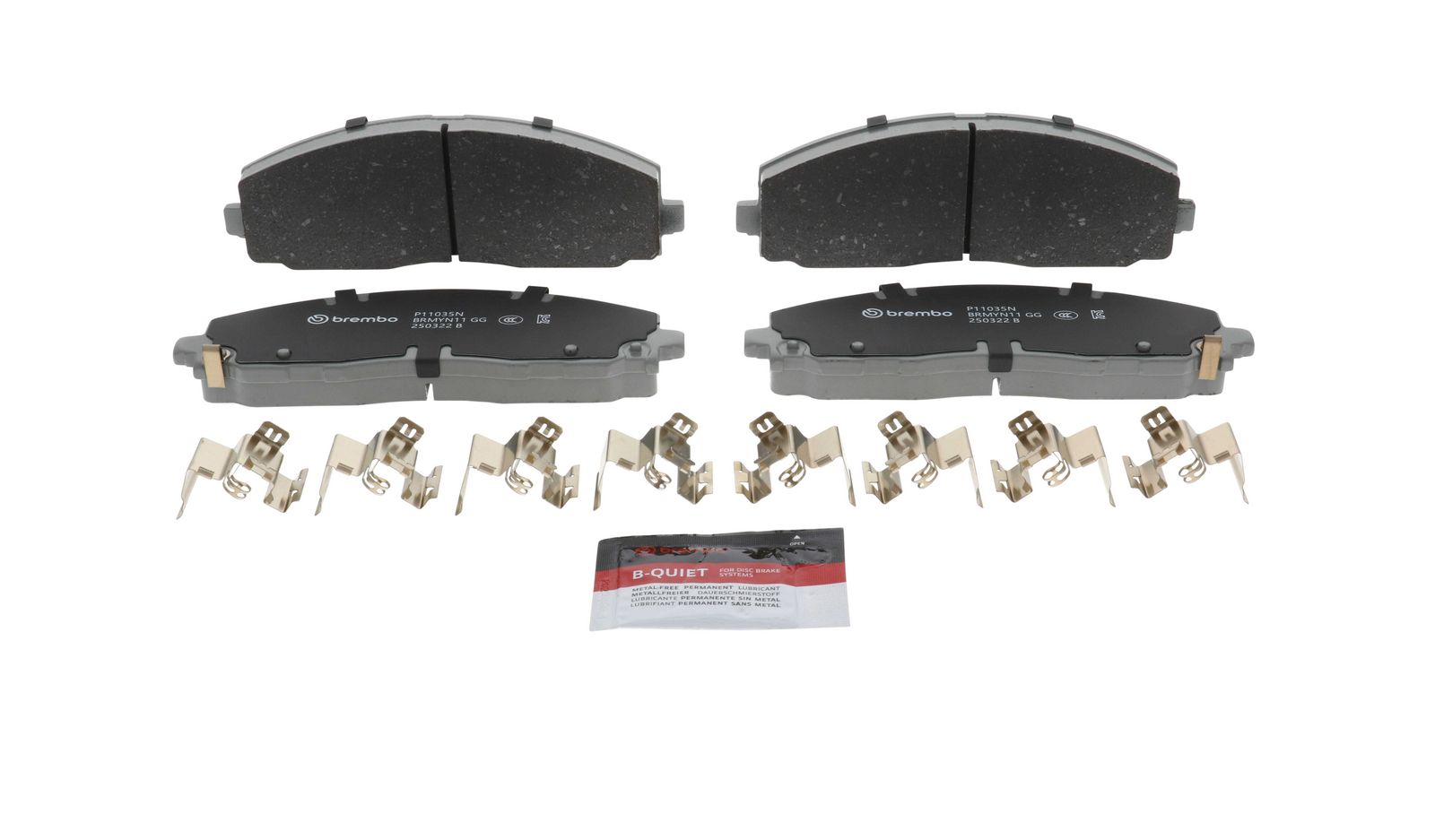 PRIME Ceramic Front Disc Brake Pad Set - P11035N_07