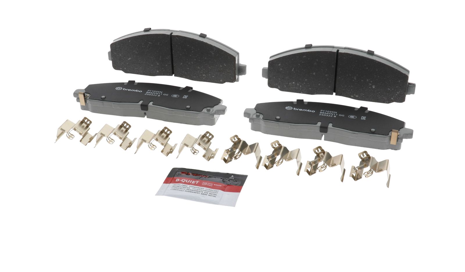 PRIME Ceramic Front Disc Brake Pad Set - P11035N_08