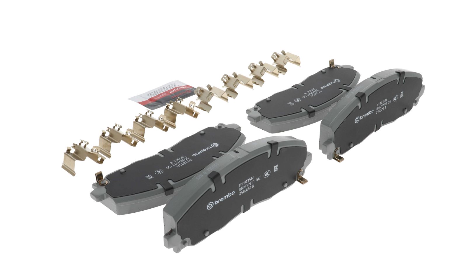 PRIME Ceramic Front Disc Brake Pad Set - P11035N_16