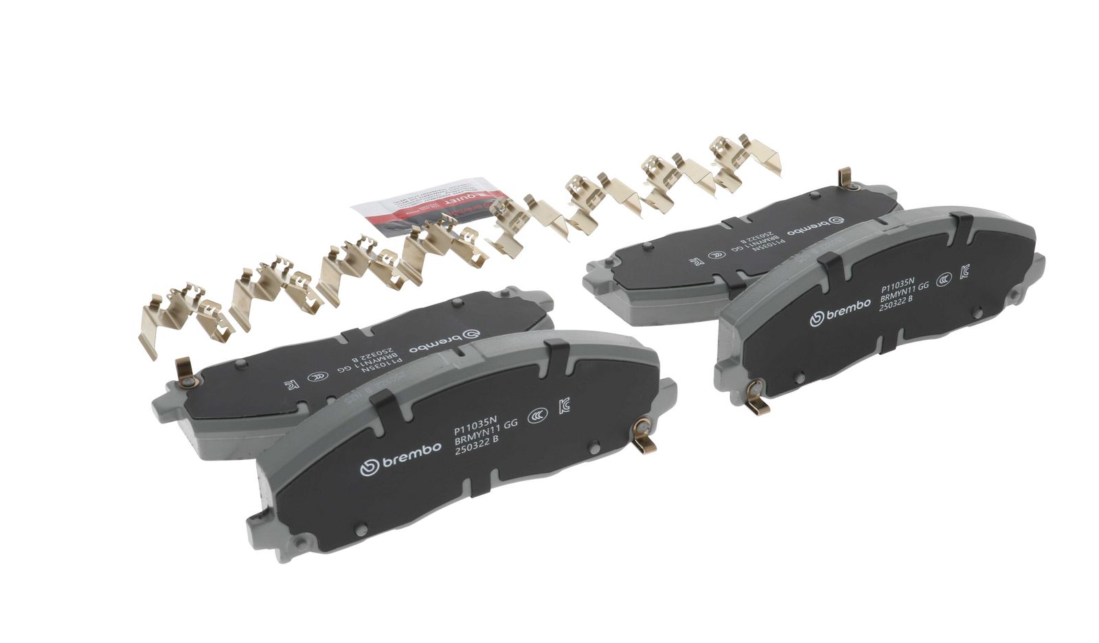 PRIME Ceramic Front Disc Brake Pad Set - P11035N_17