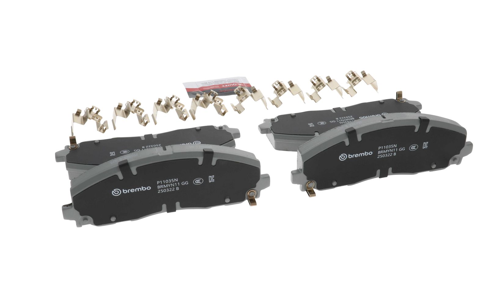 PRIME Ceramic Front Disc Brake Pad Set - P11035N_18