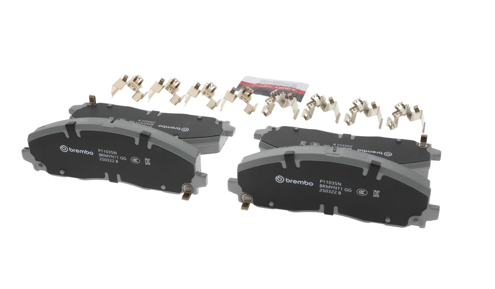 PRIME Ceramic Front Disc Brake Pad Set - P11035N_20