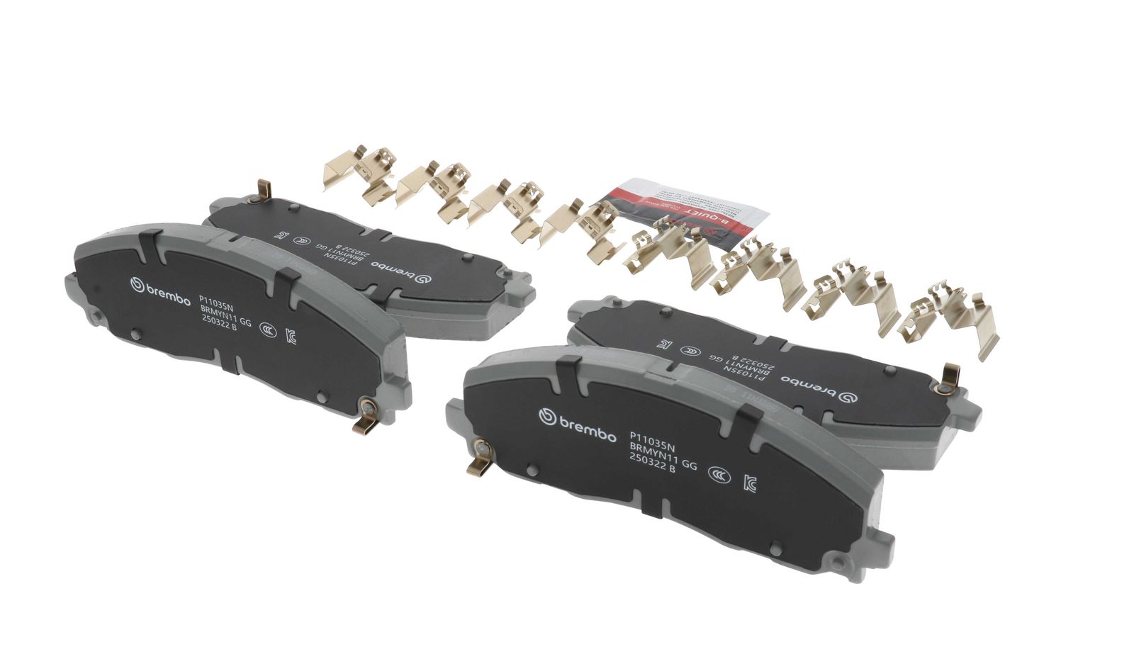 PRIME Ceramic Front Disc Brake Pad Set - P11035N_21