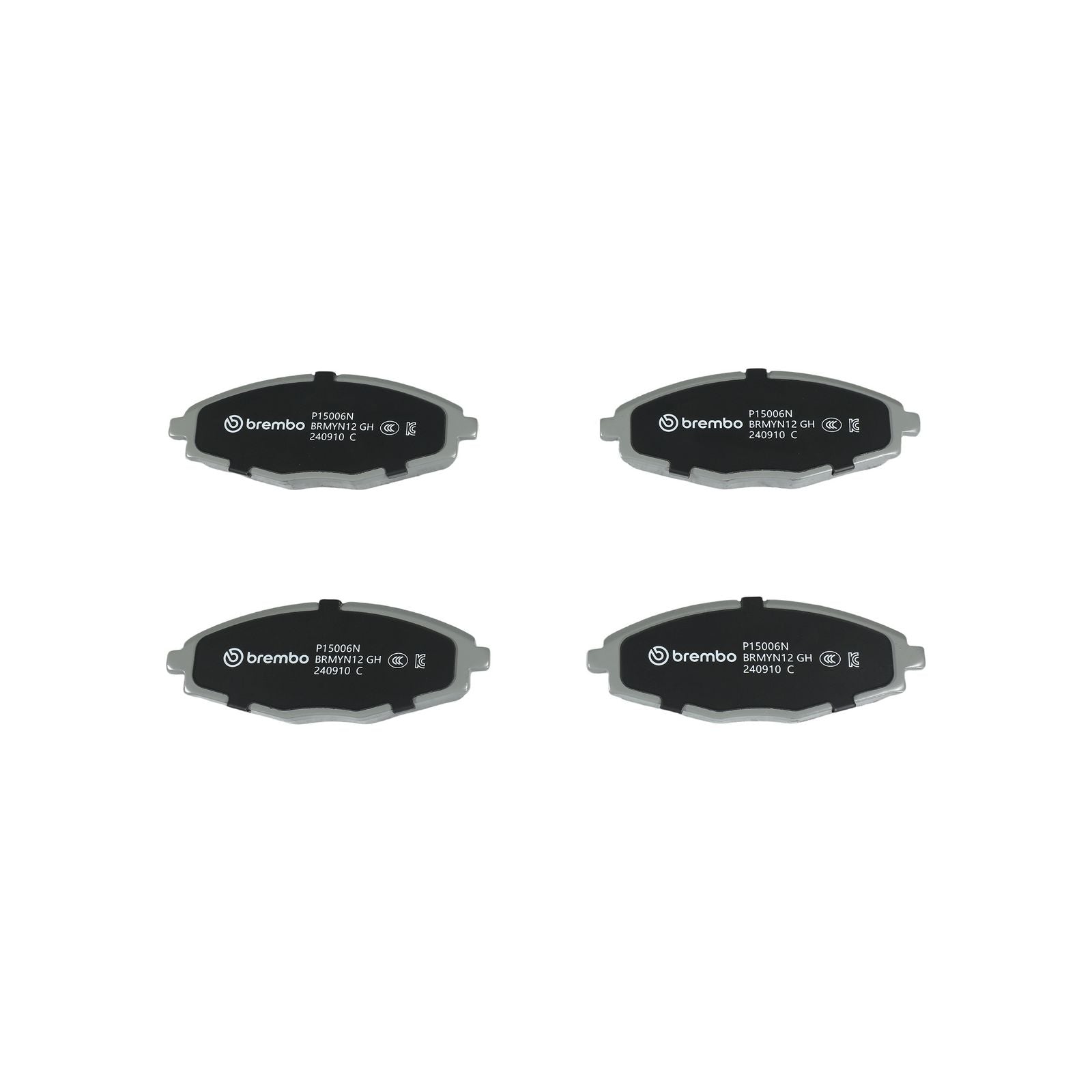 PRIME Ceramic Front Disc Brake Pad Set - P15006N_05