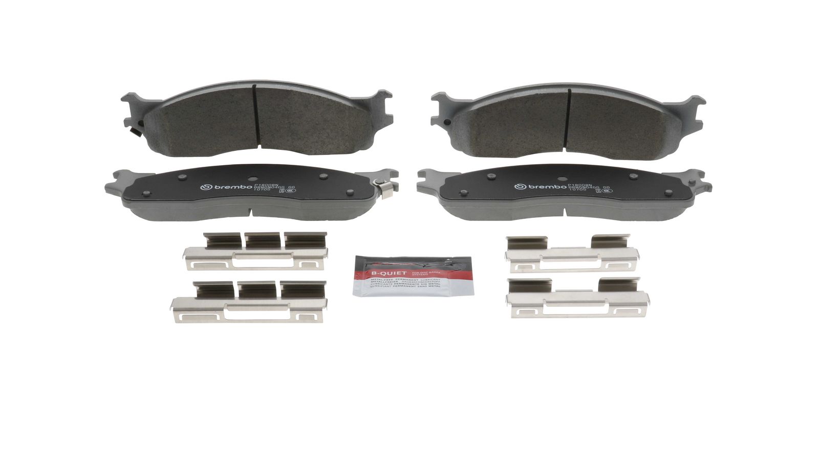 PRIME Ceramic Front Disc Brake Pad Set - P18008N_02